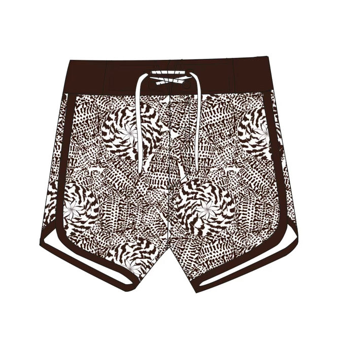 Mauka boys Pua Pūpū board shorts