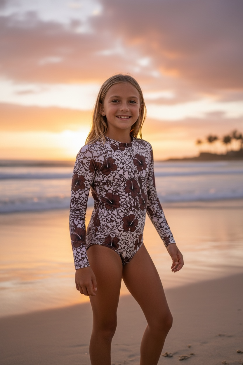 Mahalo Kids Pūpū Aloalo long sleeve