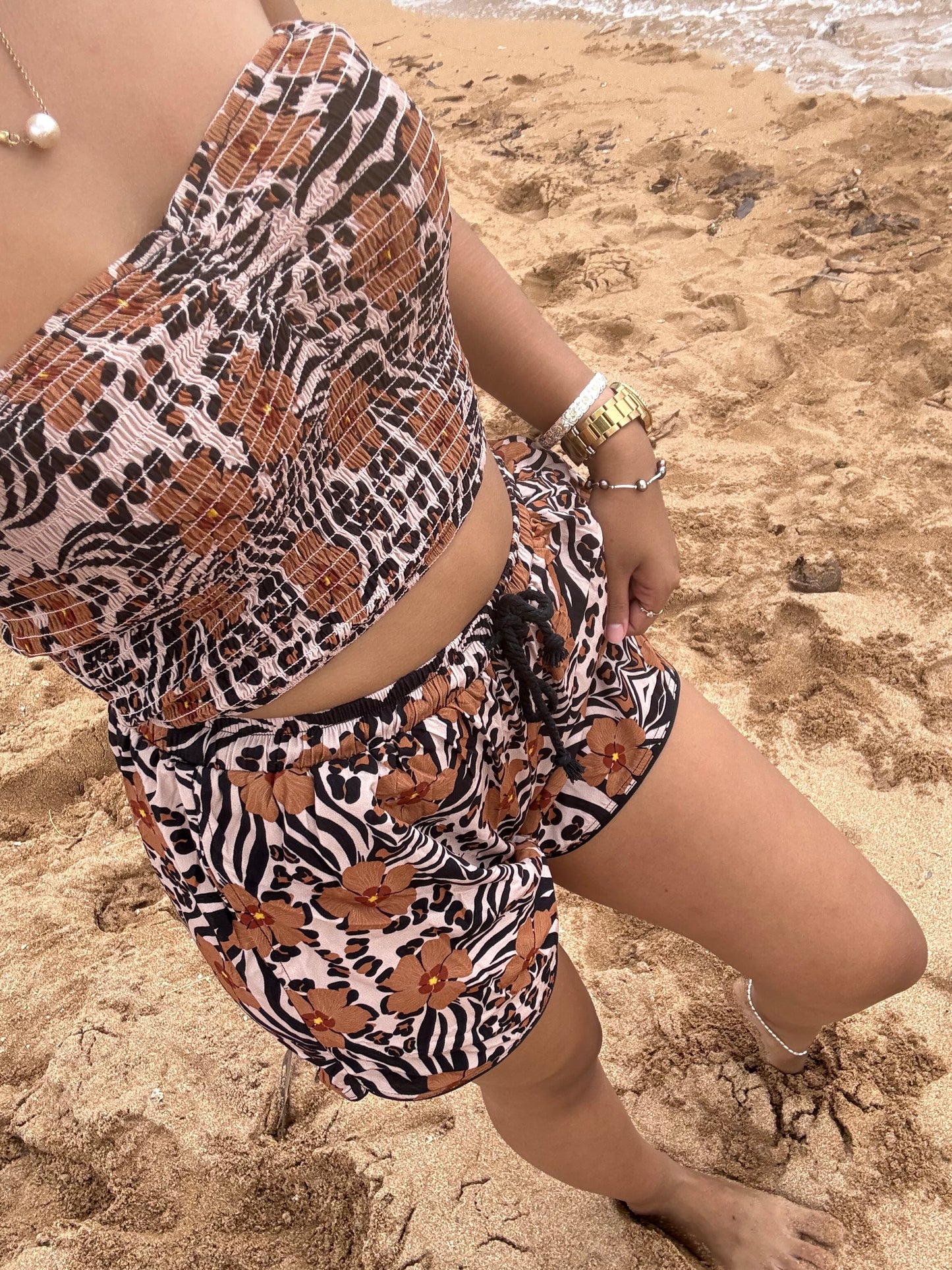 Kealia ladies wild Hau Tube Top