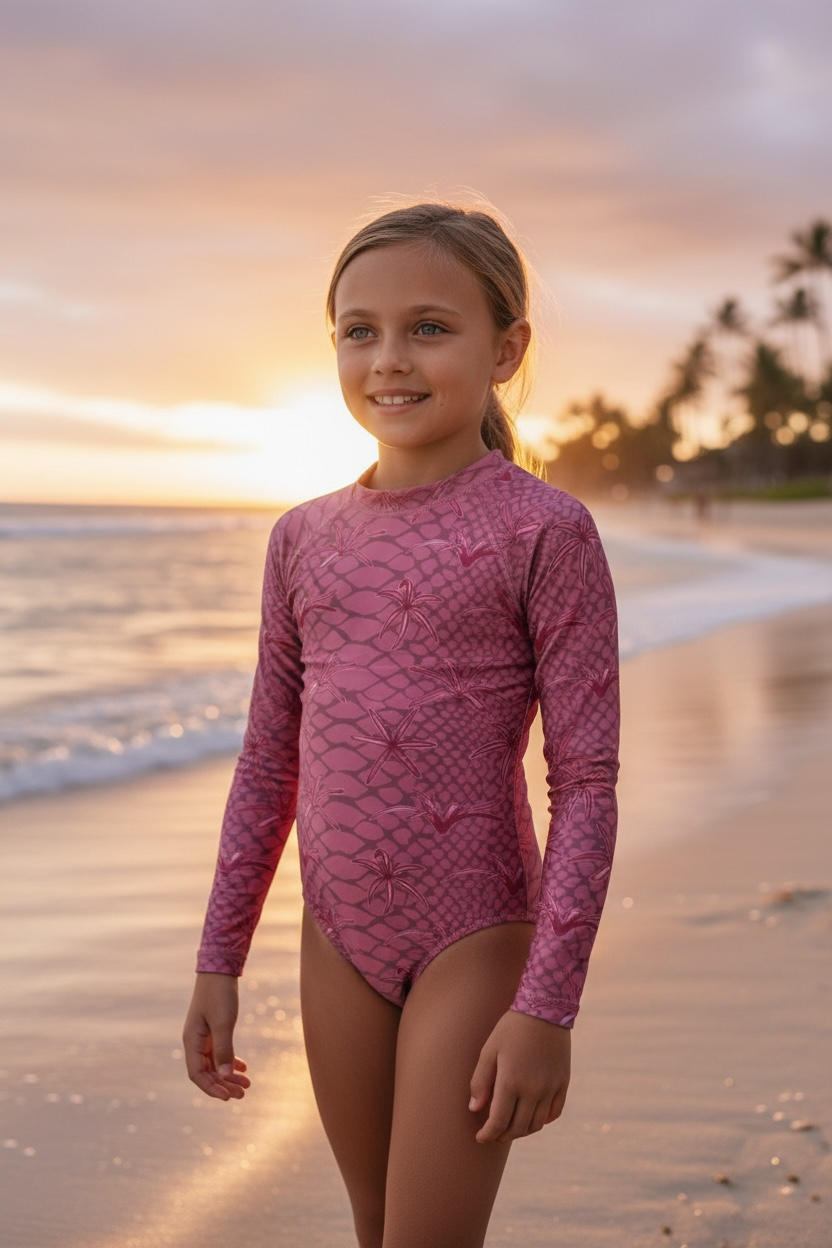 Mahalo kids Pua’ili long sleeve