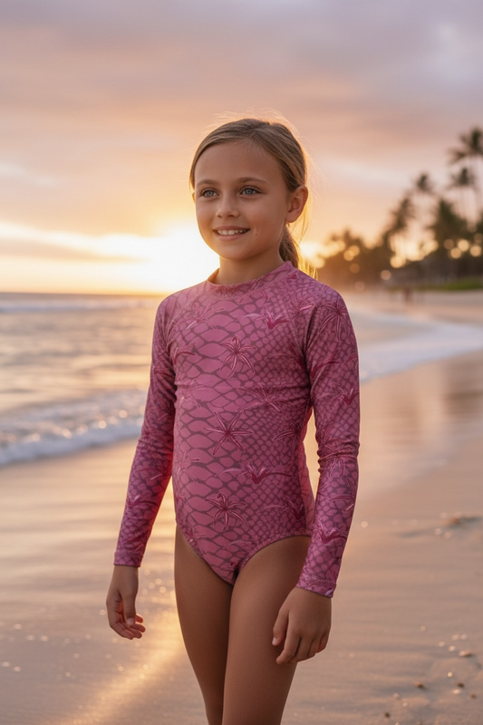 Mahalo kids Pua’ili long sleeve