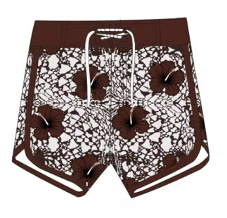 Mauka boys Pūpū Aloalo board shorts